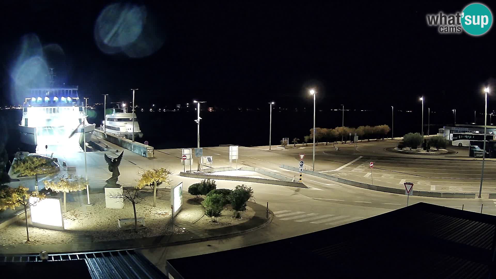 Webcam Ugliano – terminal traghetto da Preko a Zara
