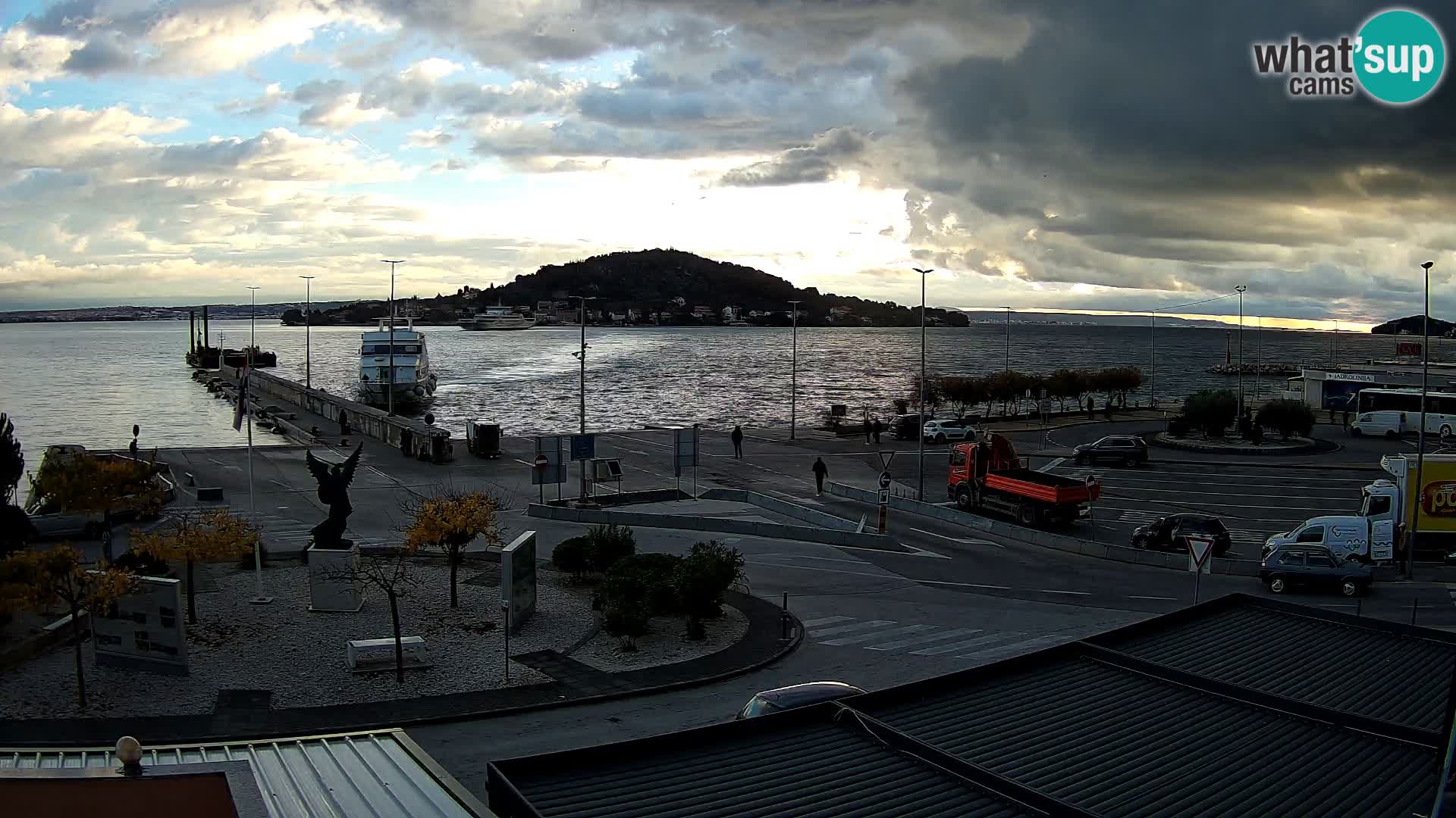 Spletna kamera Ugljan – trajekt Preko – Zadar