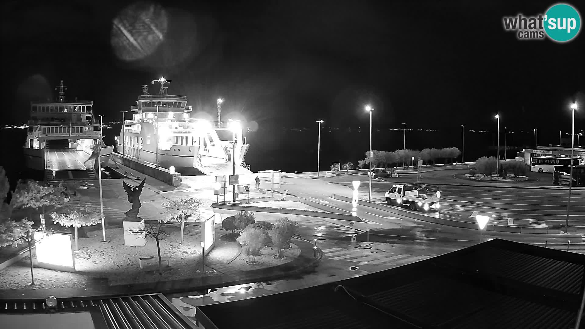 Spletna kamera Ugljan – trajekt Preko – Zadar