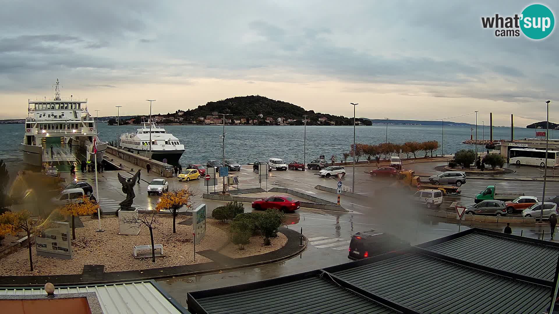 Webcam Ugljan – Preko Ferry to Zadar