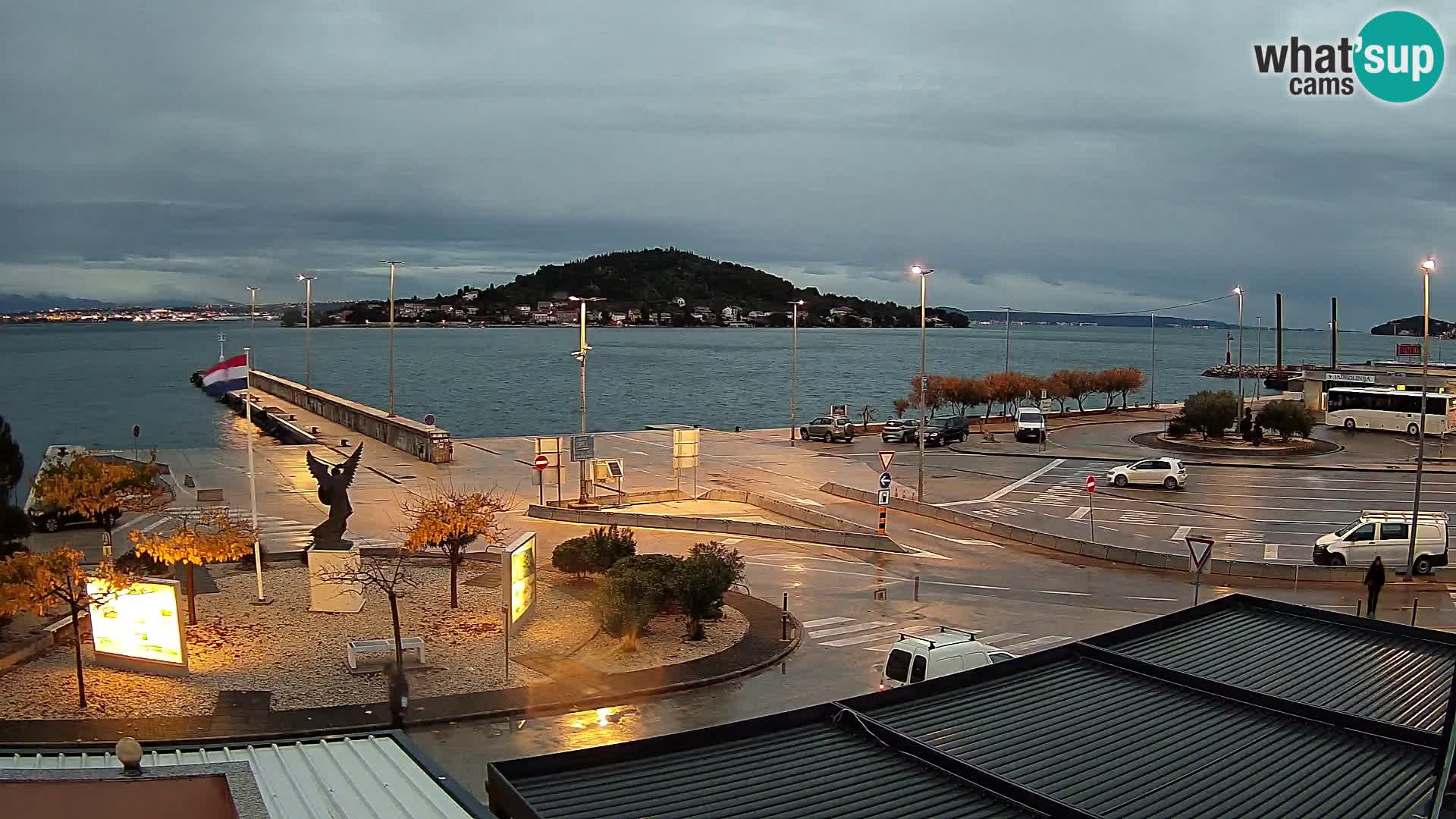 Webcam Ugljan – Preko Ferry to Zadar