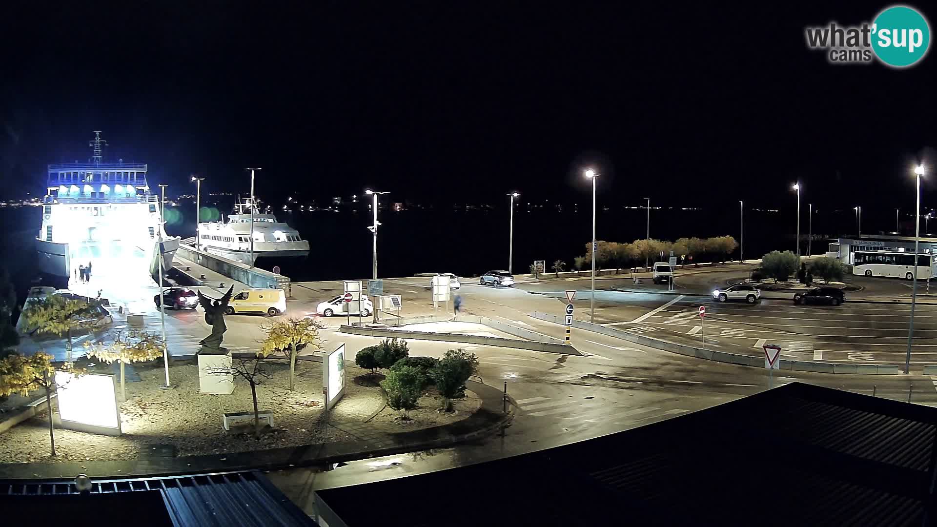 Web kamera Ugljan – Preko trajekt za Zadar