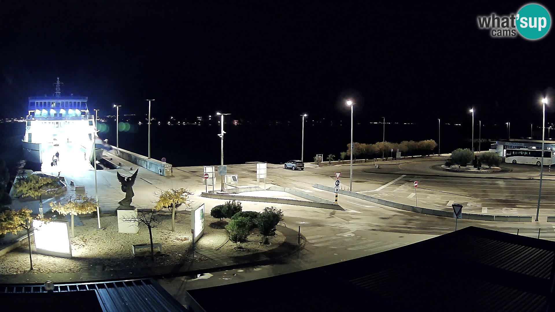 Spletna kamera Ugljan – trajekt Preko – Zadar