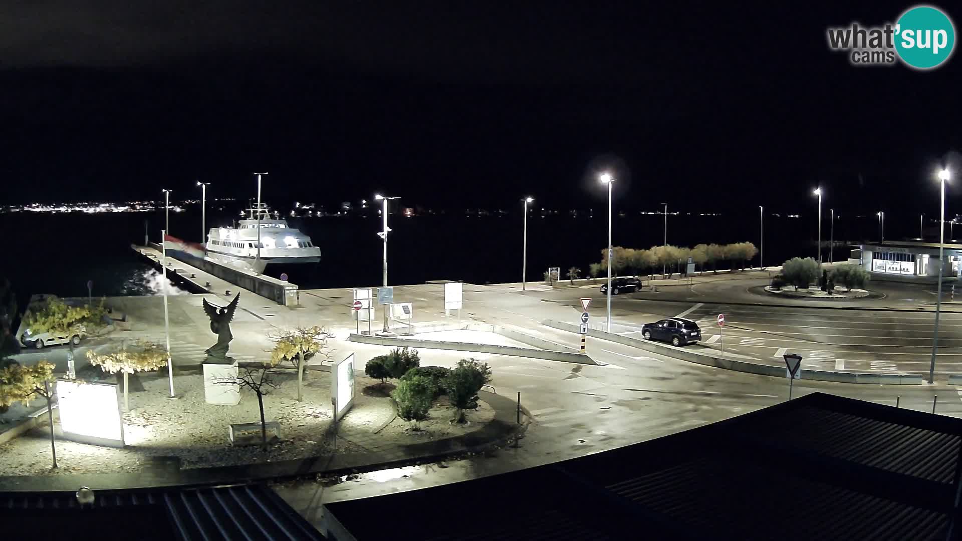 Webcam Ugliano – terminal traghetto da Preko a Zara