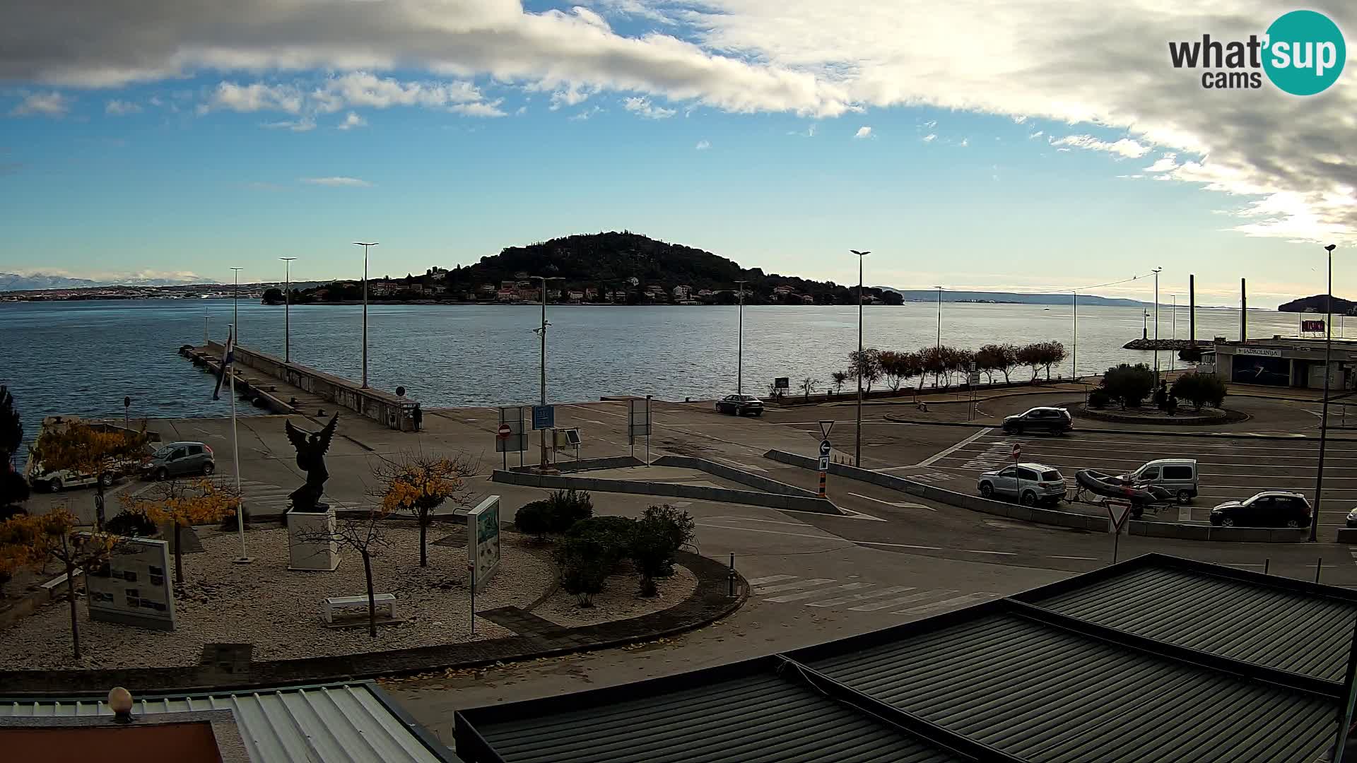Web kamera Ugljan – Preko trajekt za Zadar