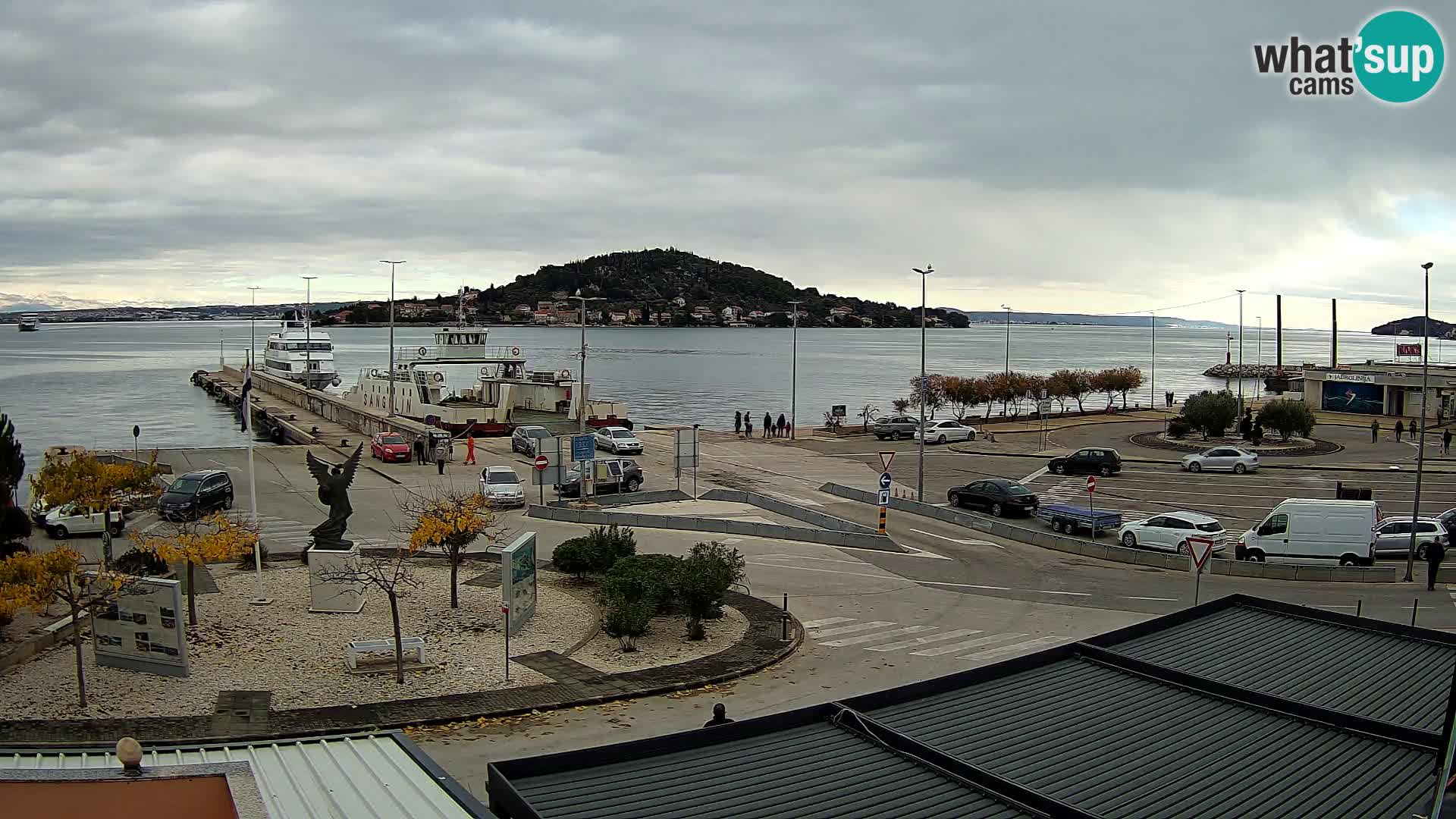 Web kamera Ugljan – Preko trajekt za Zadar