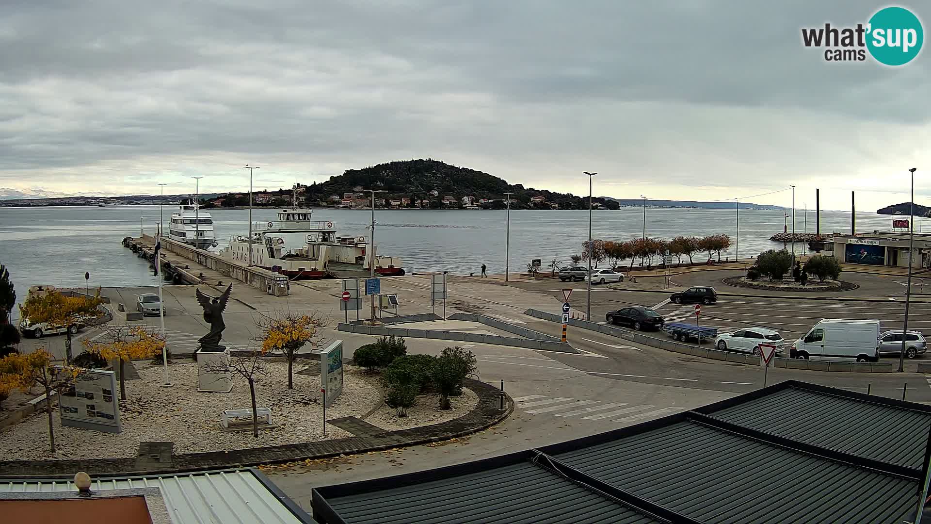 Web kamera Ugljan – Preko trajekt za Zadar