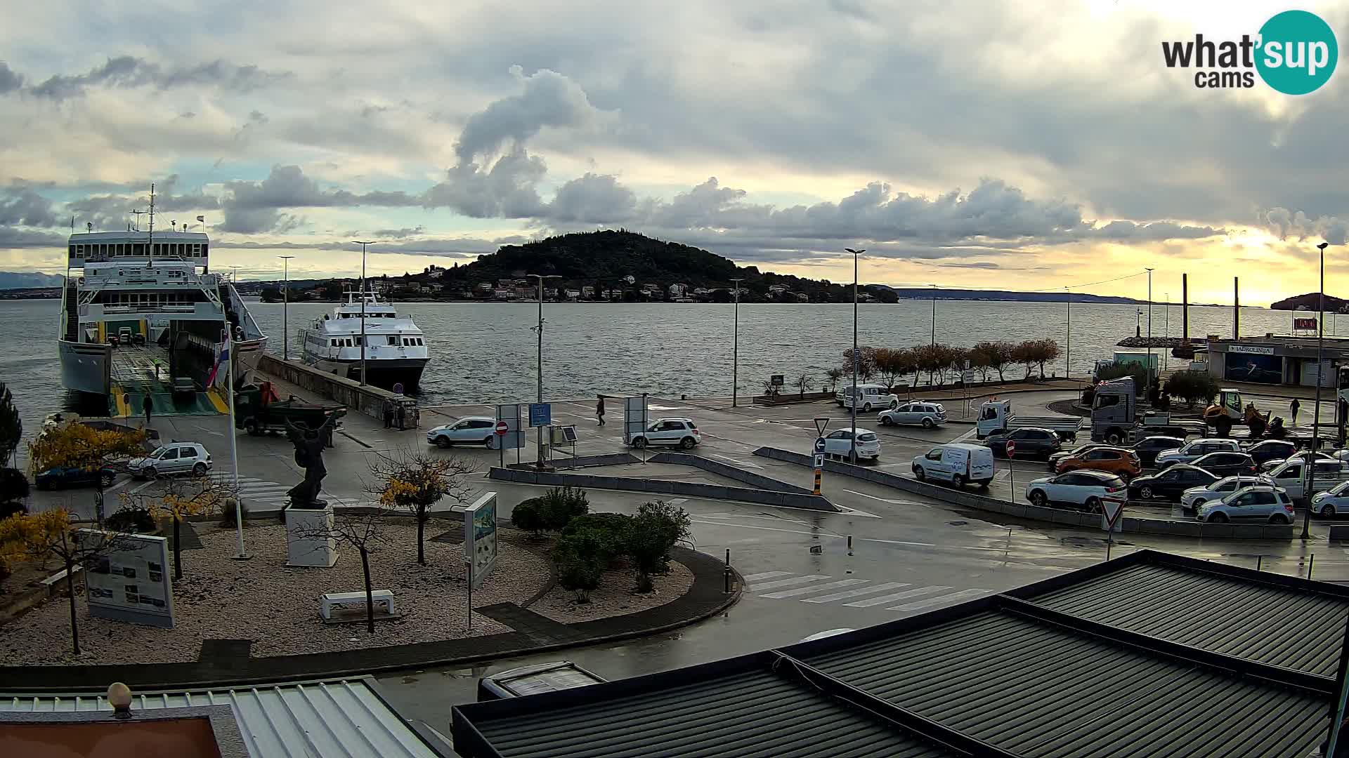 Spletna kamera Ugljan – trajekt Preko – Zadar