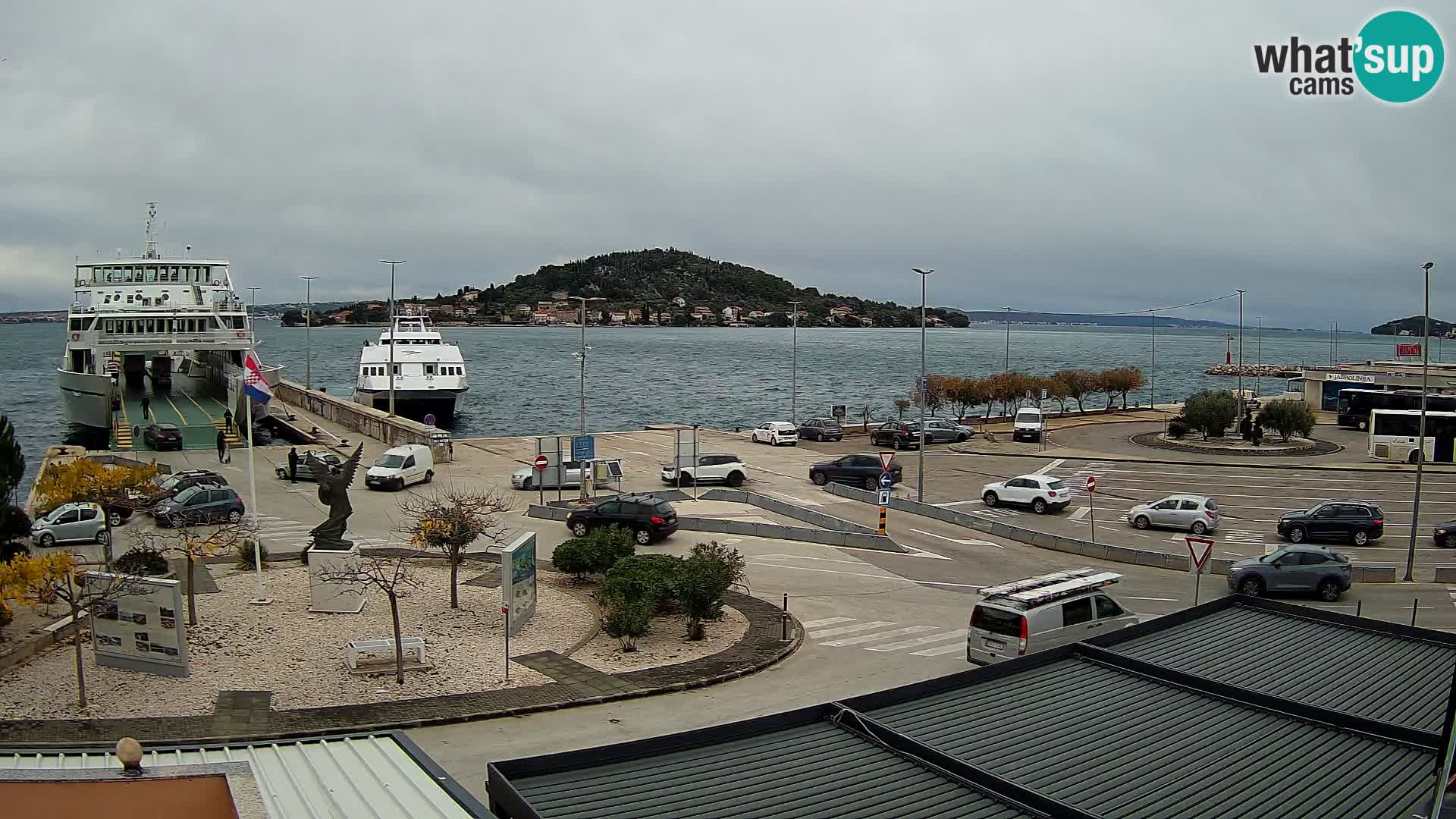 Spletna kamera Ugljan – trajekt Preko – Zadar