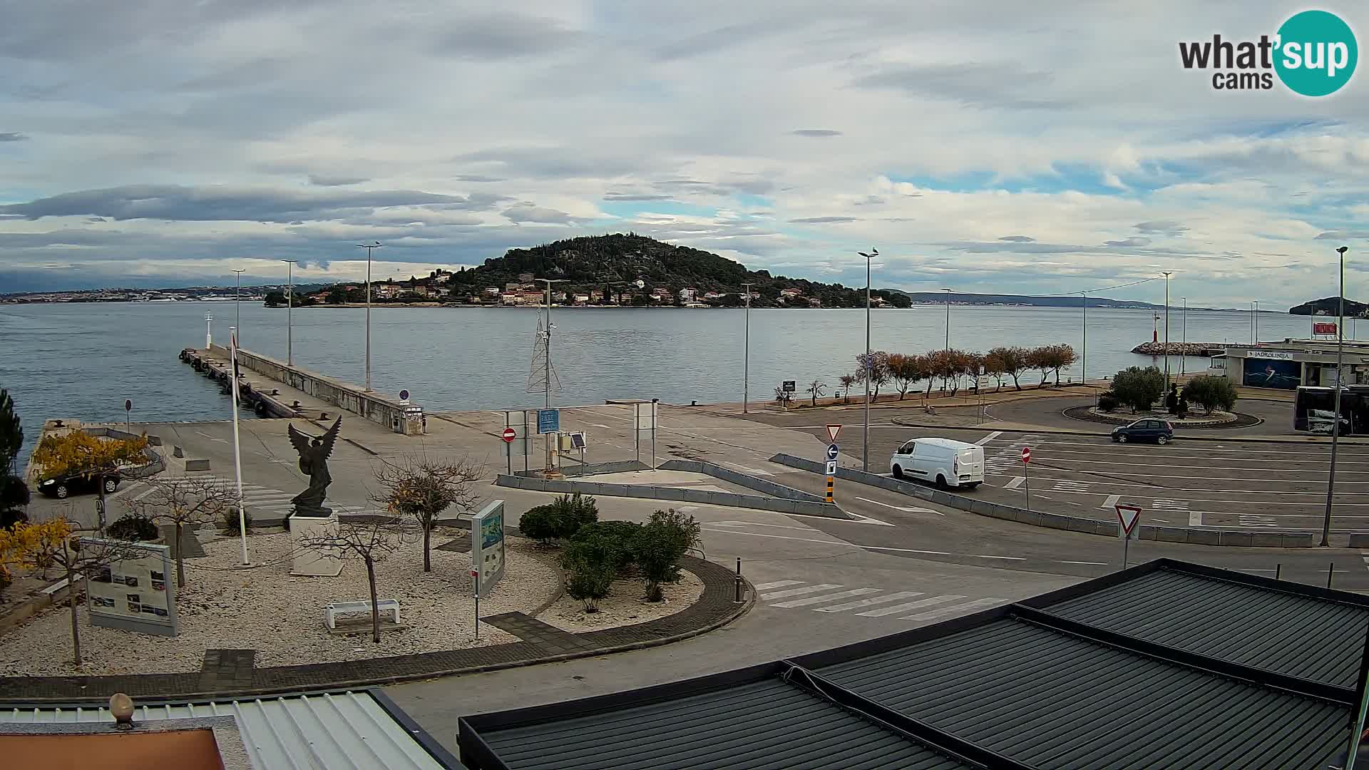 Spletna kamera Ugljan – trajekt Preko – Zadar