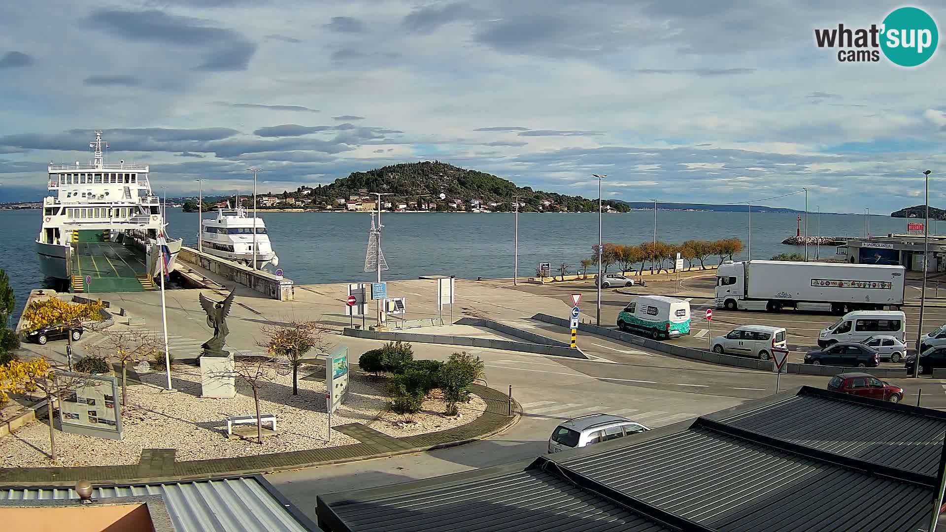 Webcam Ugljan – Preko Ferry to Zadar
