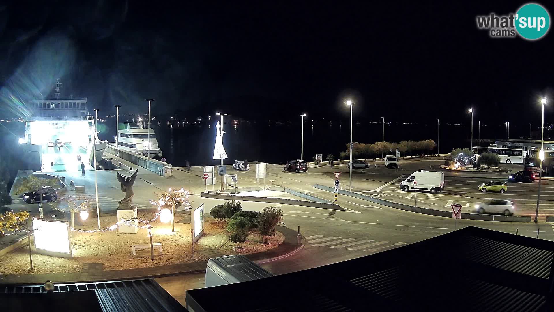 Web kamera Ugljan – Preko trajekt za Zadar