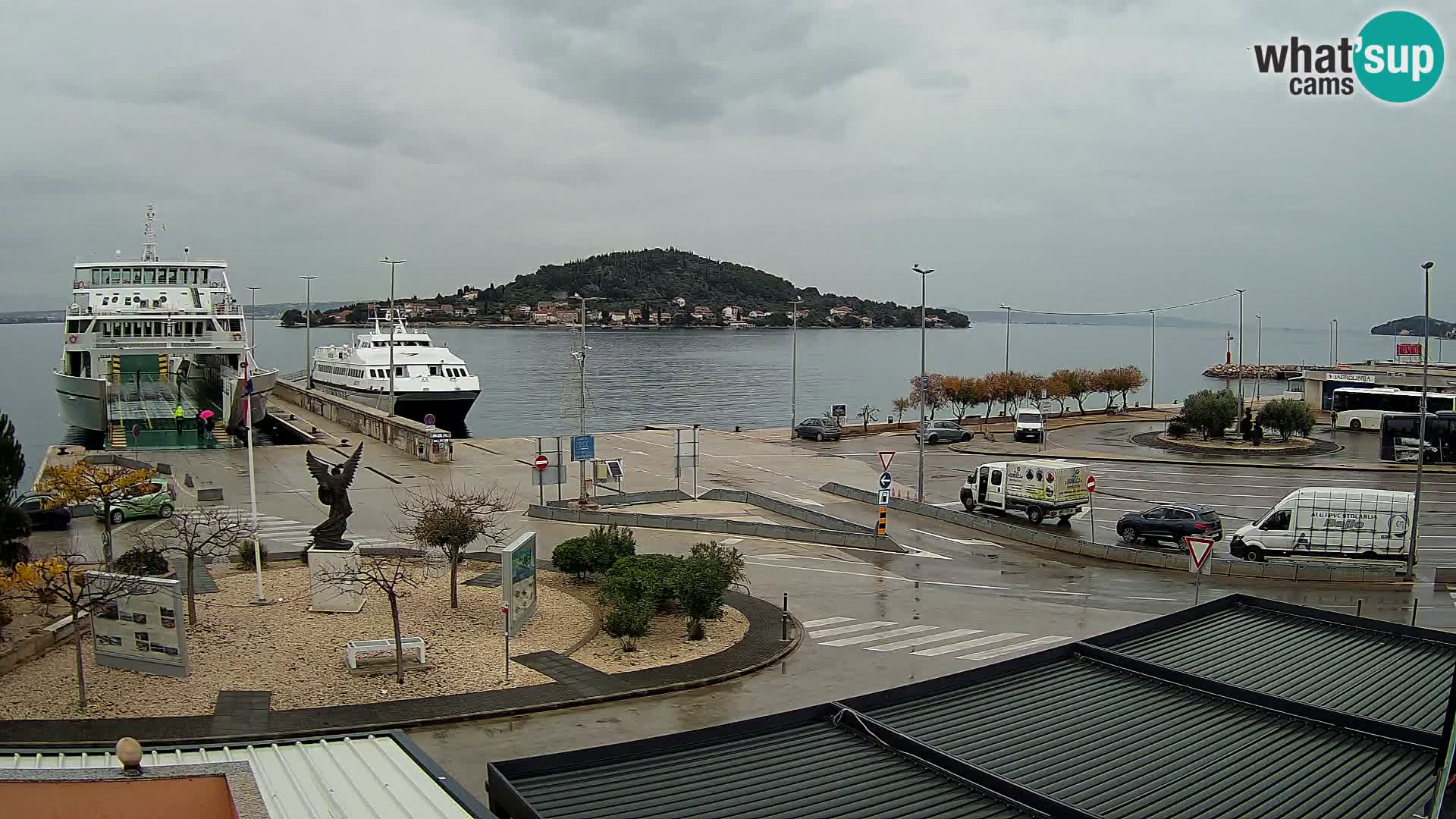 Spletna kamera Ugljan – trajekt Preko – Zadar