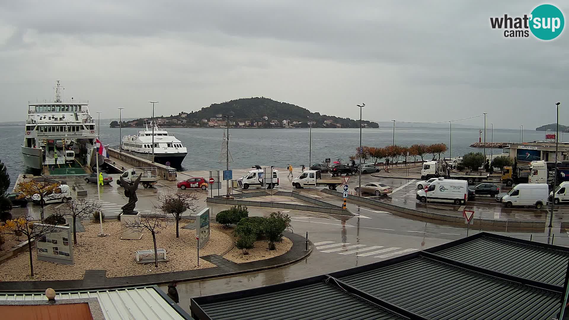 Web kamera Ugljan – Preko trajekt za Zadar