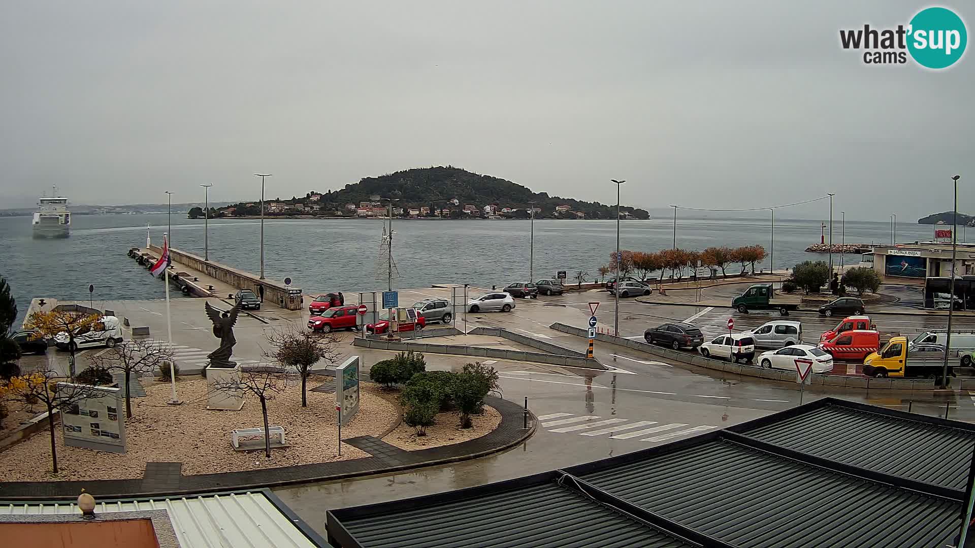 Webcam Ugliano – terminal traghetto da Preko a Zara