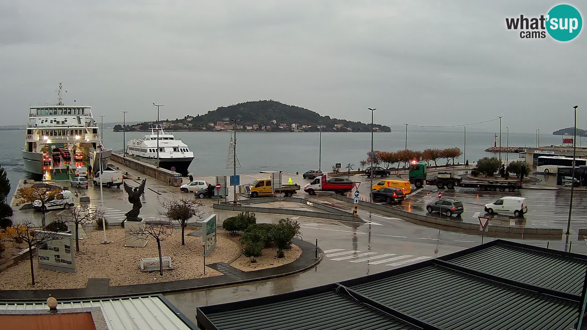 Webcam Ugliano – terminal traghetto da Preko a Zara