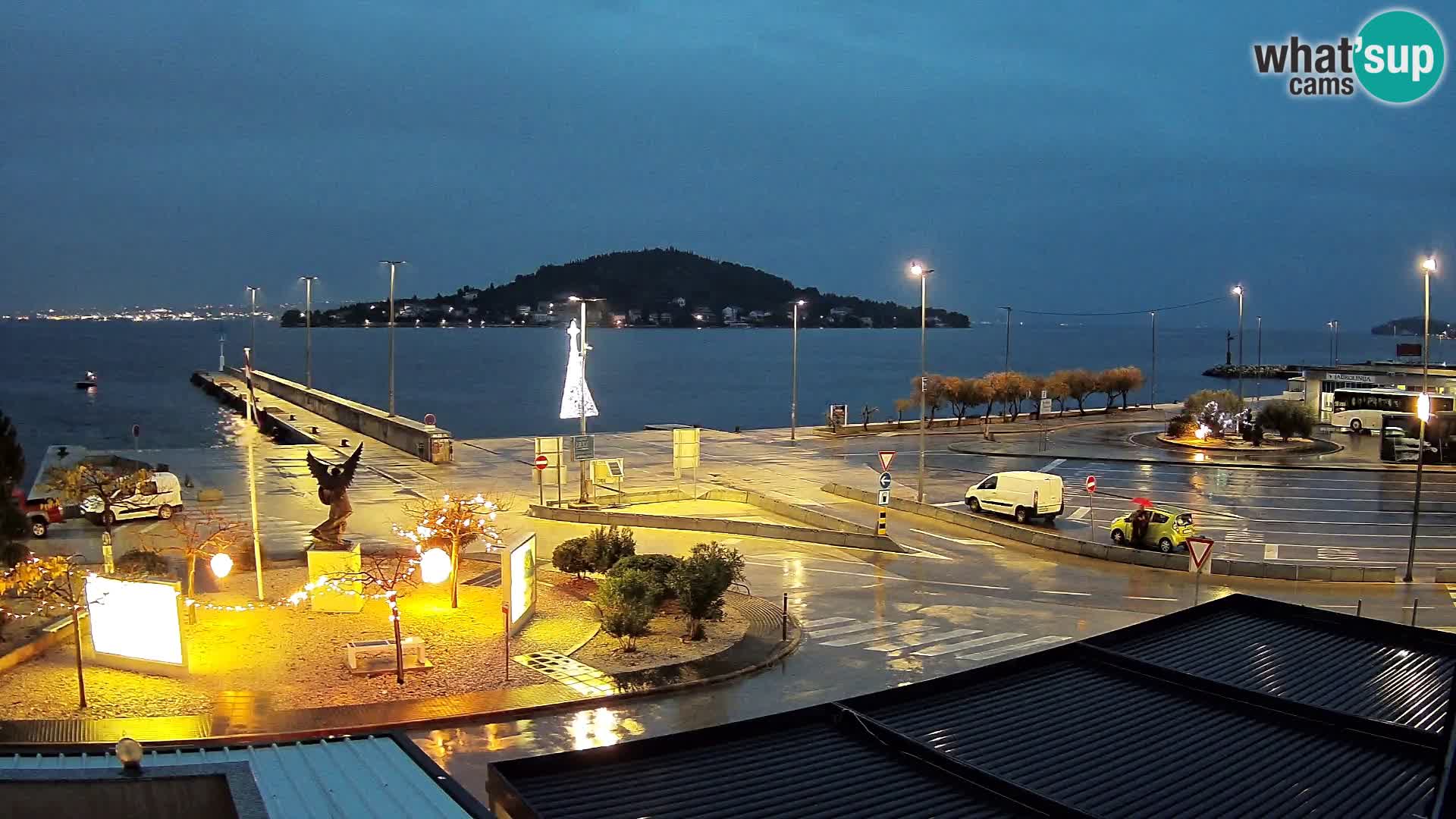 Webcam Ugliano – terminal traghetto da Preko a Zara