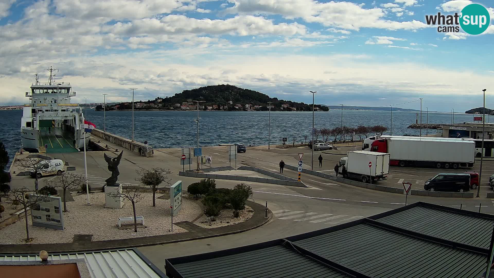UGLJAN Webcam – Preko-Fähre nach Zadar