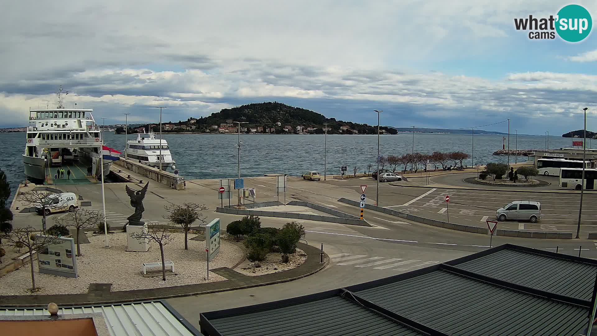Webcam Ugljan – Preko Ferry to Zadar
