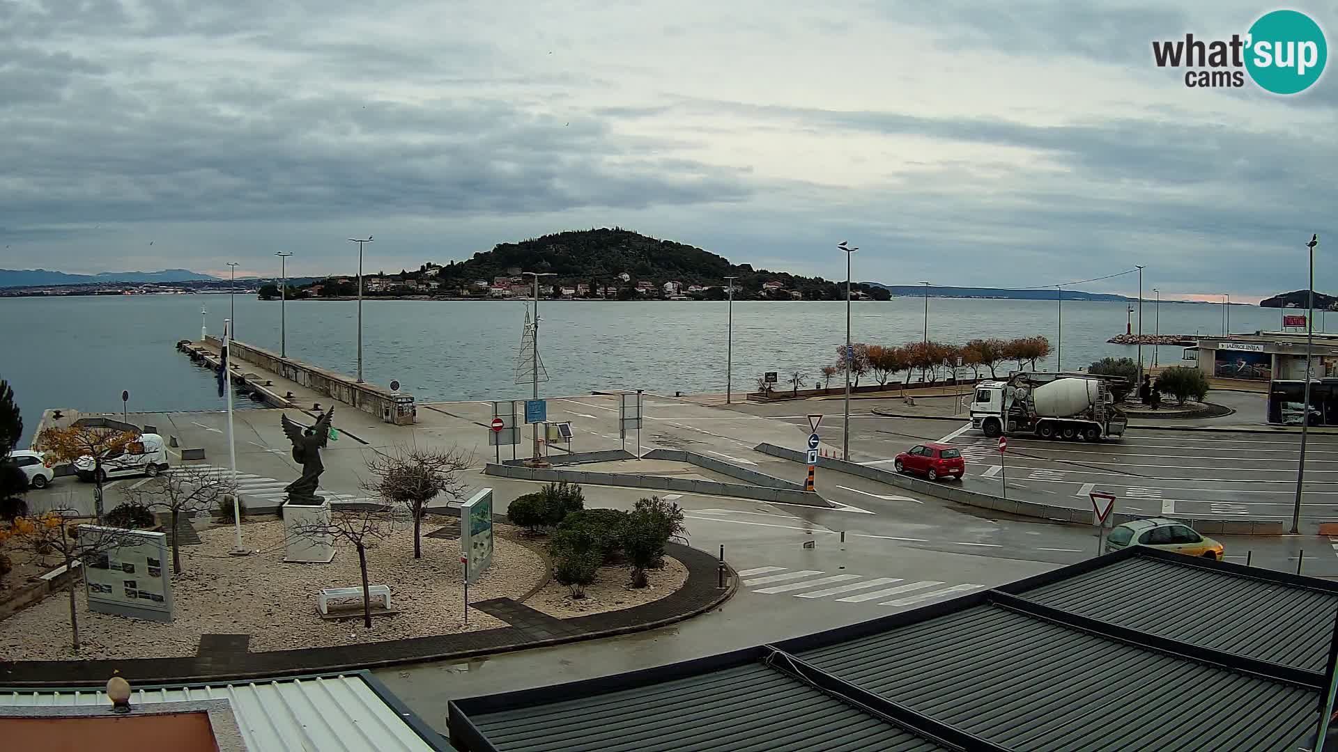 Spletna kamera Ugljan – trajekt Preko – Zadar