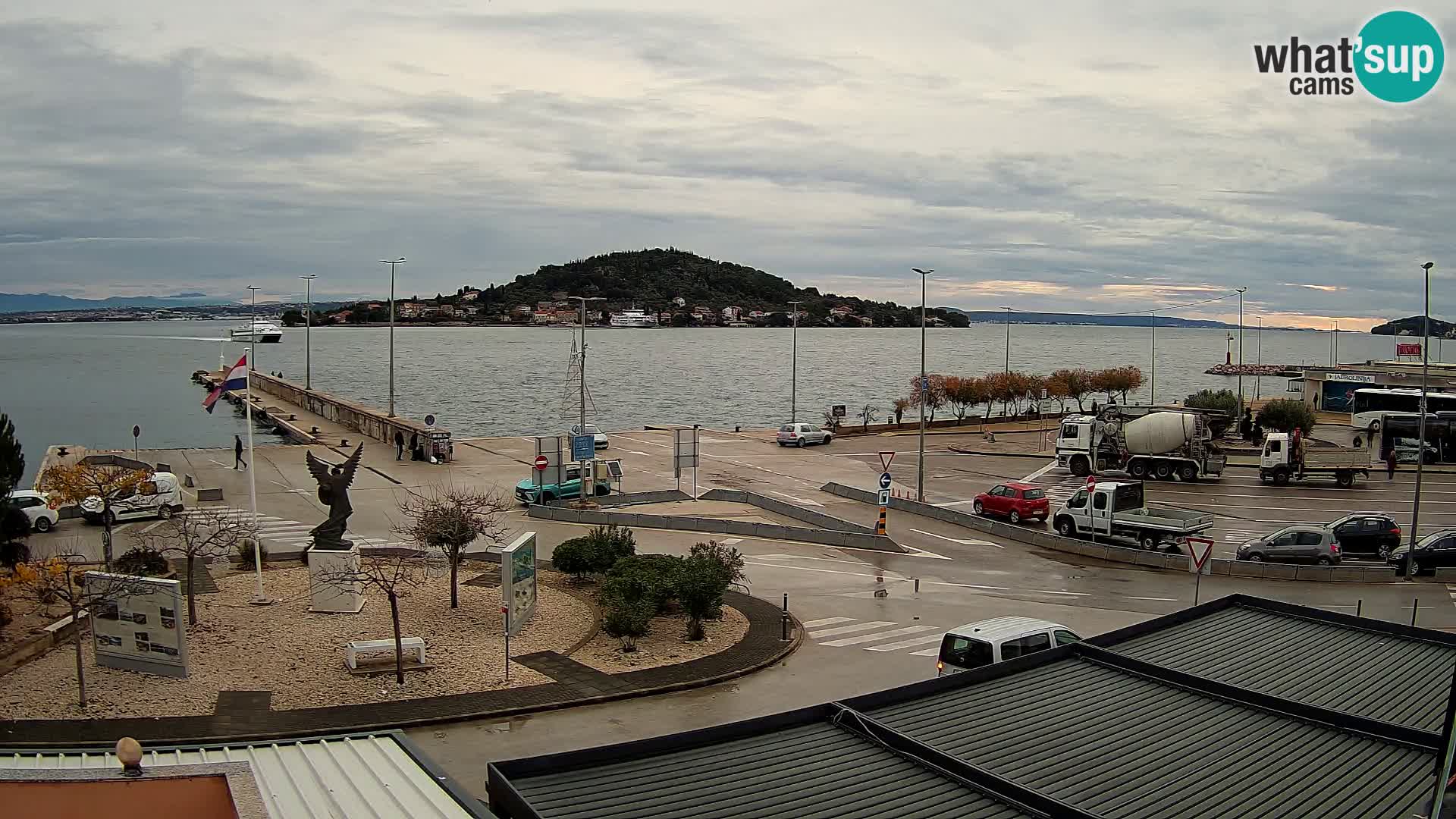 Webcam Ugljan – Preko Ferry to Zadar