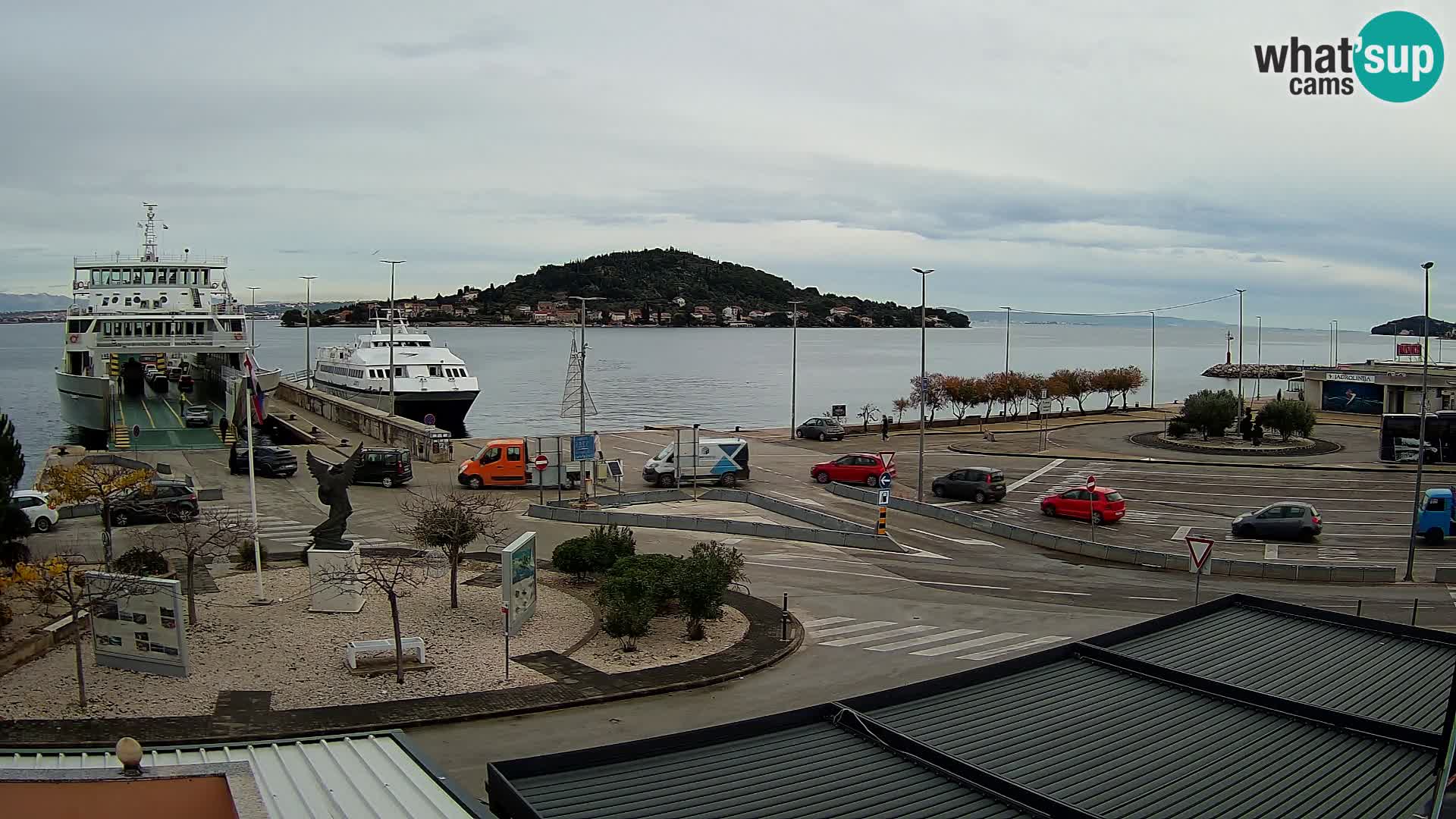 Web kamera Ugljan – Preko trajekt za Zadar
