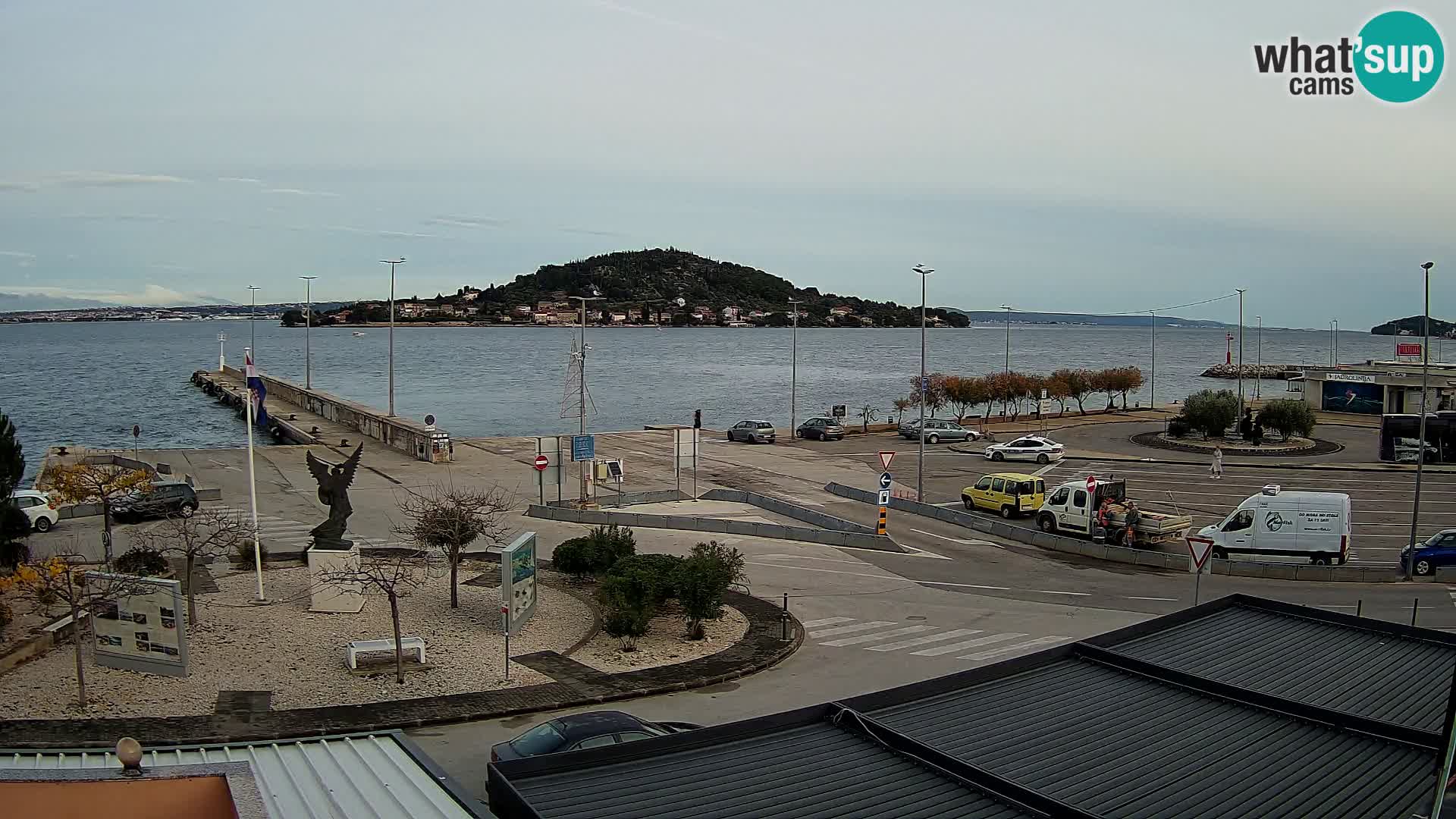 Webcam Ugliano – terminal traghetto da Preko a Zara