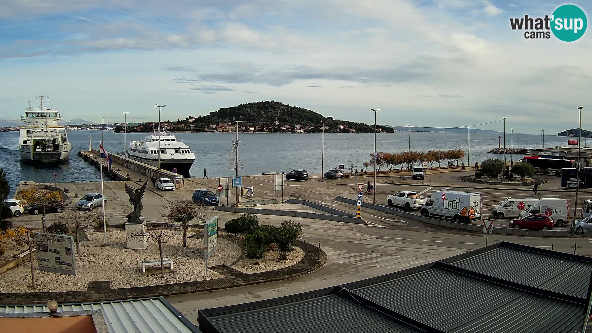 Web cam UGLJAN – Ferry de Preko à Zadar