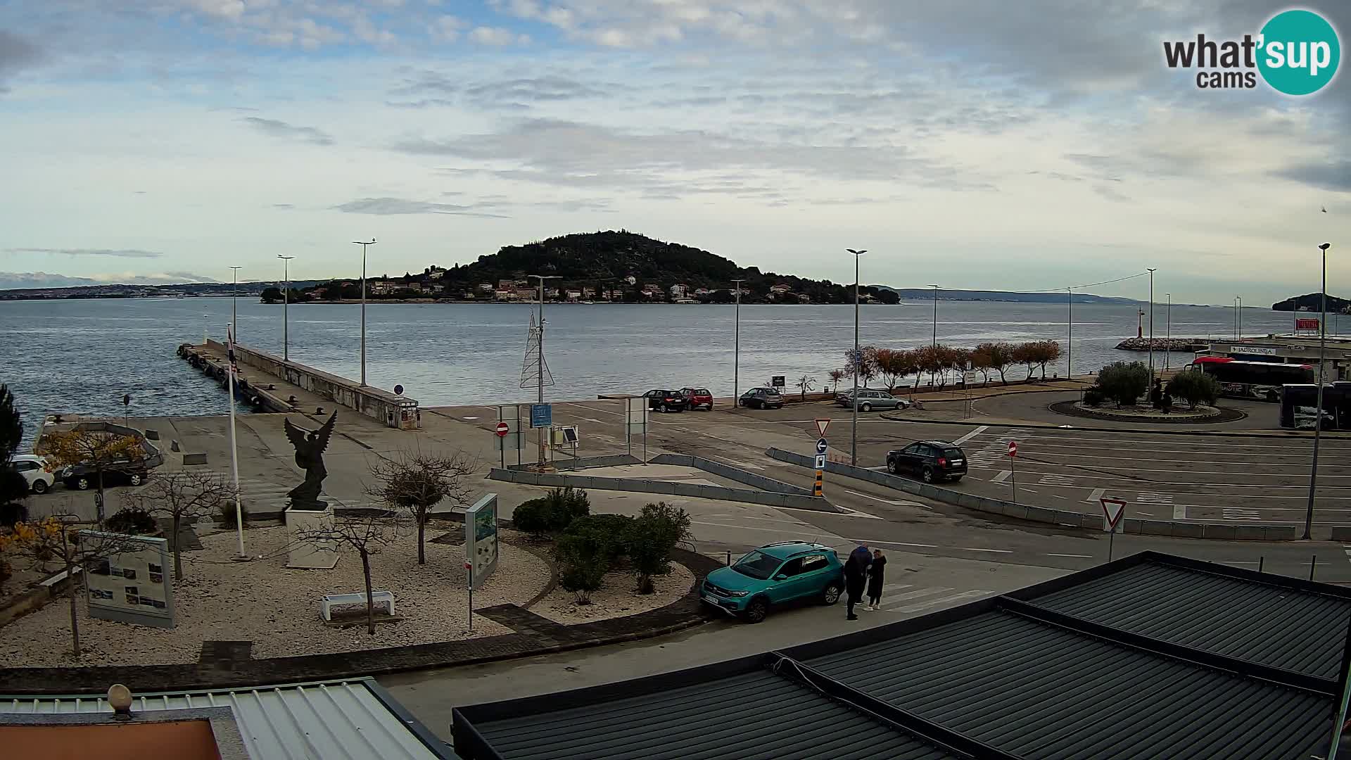 Webcam Ugliano – terminal traghetto da Preko a Zara