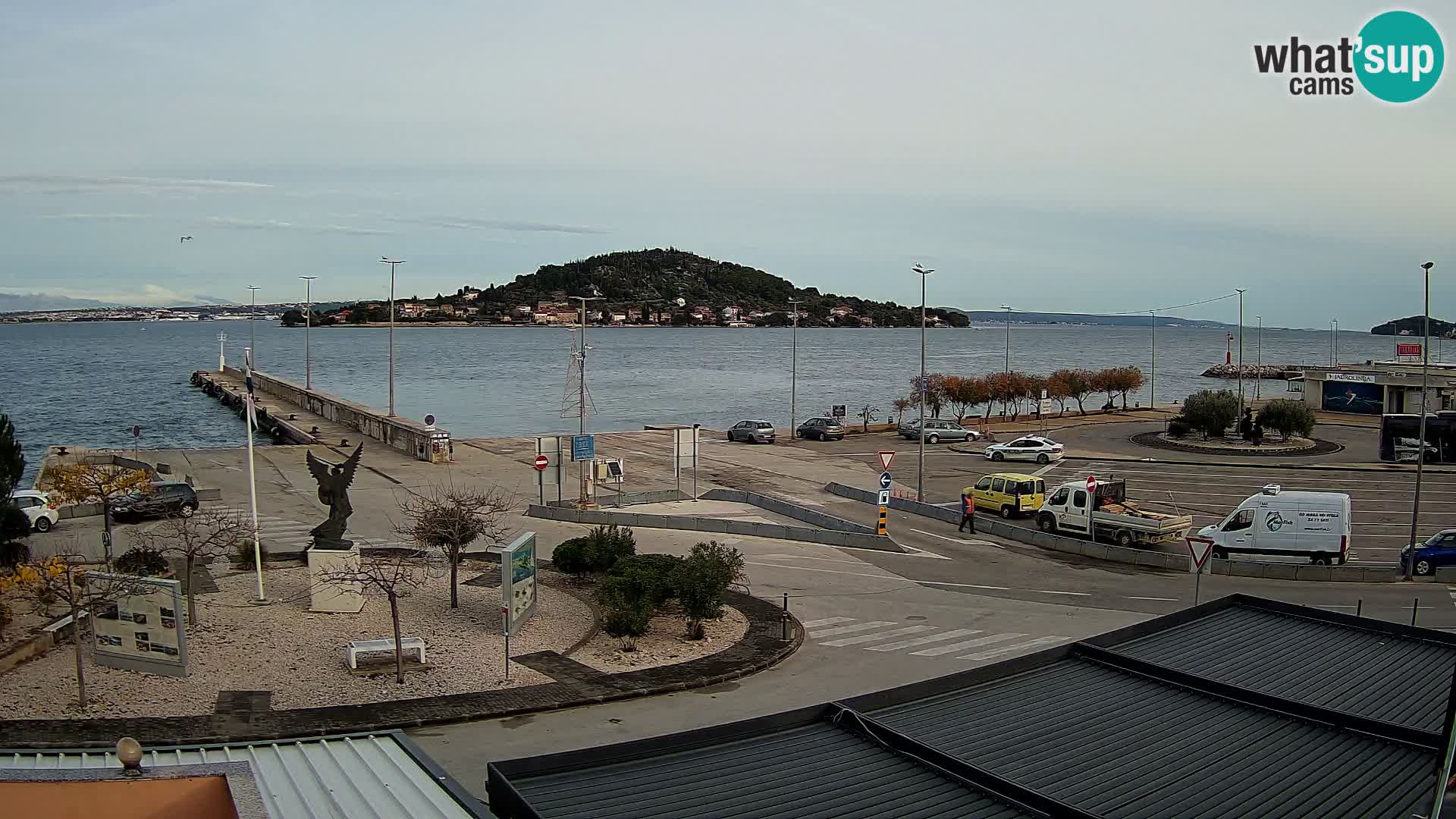 Webcam Ugliano – terminal traghetto da Preko a Zara