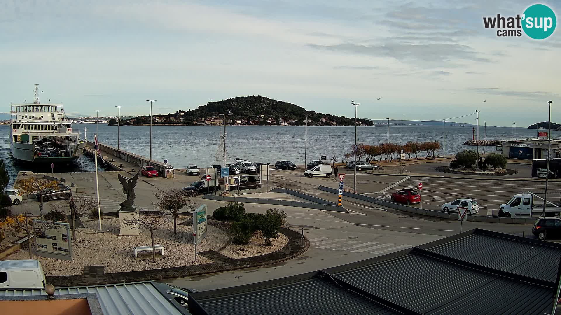 Web kamera Ugljan – Preko trajekt za Zadar