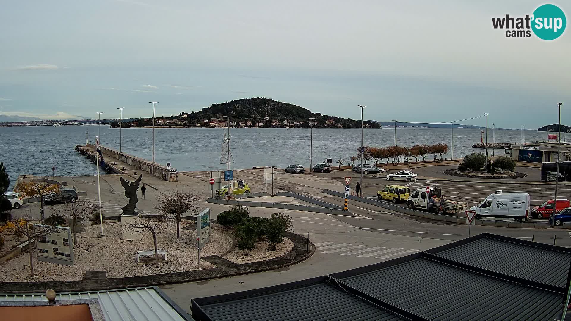 Web kamera Ugljan – Preko trajekt za Zadar