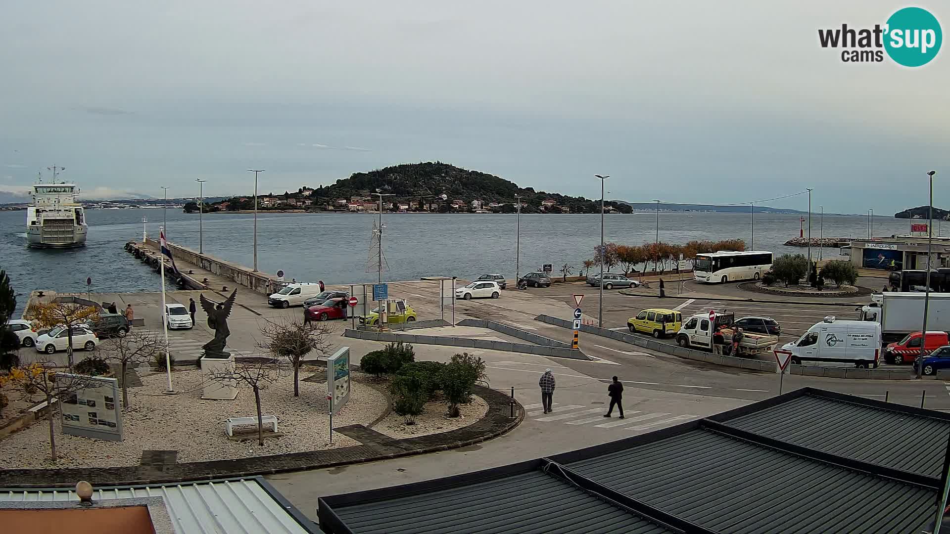 Webcam Ugliano – terminal traghetto da Preko a Zara