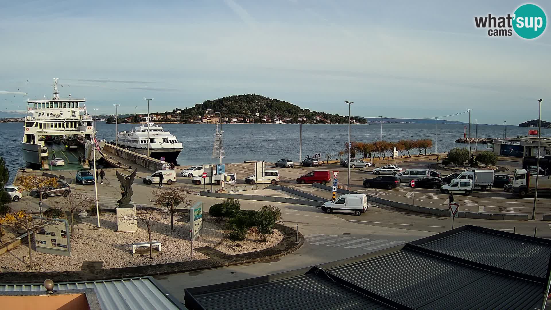 Webcam Ugliano – terminal traghetto da Preko a Zara