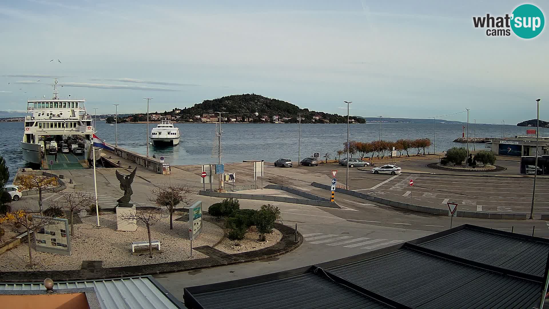 Webcam Ugljan – Preko Ferry to Zadar