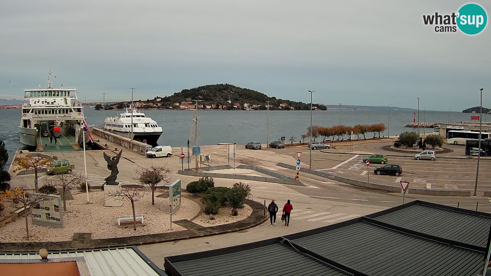 Webcam Ugliano – terminal traghetto da Preko a Zara