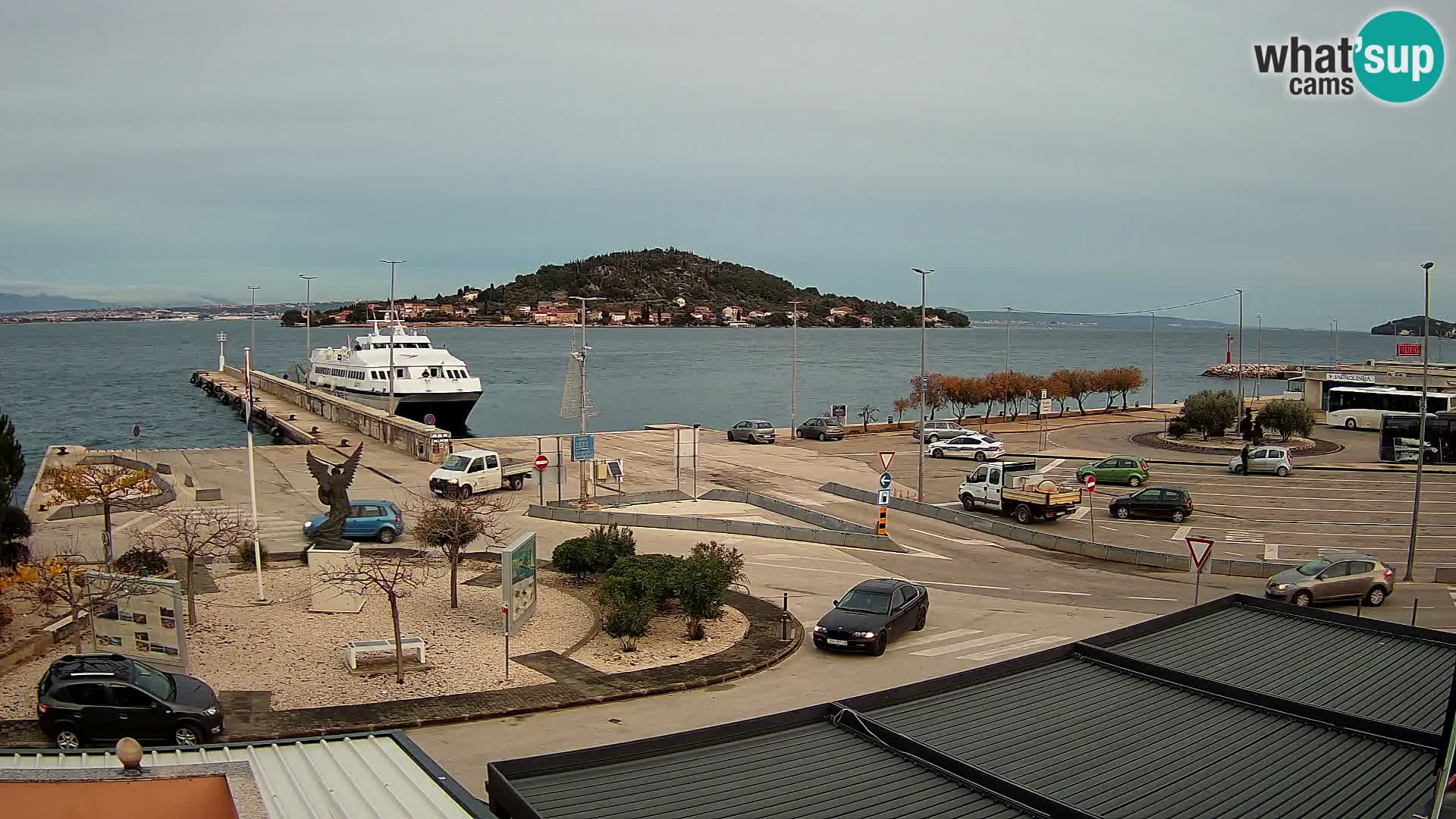 Webcam Ugliano – terminal traghetto da Preko a Zara