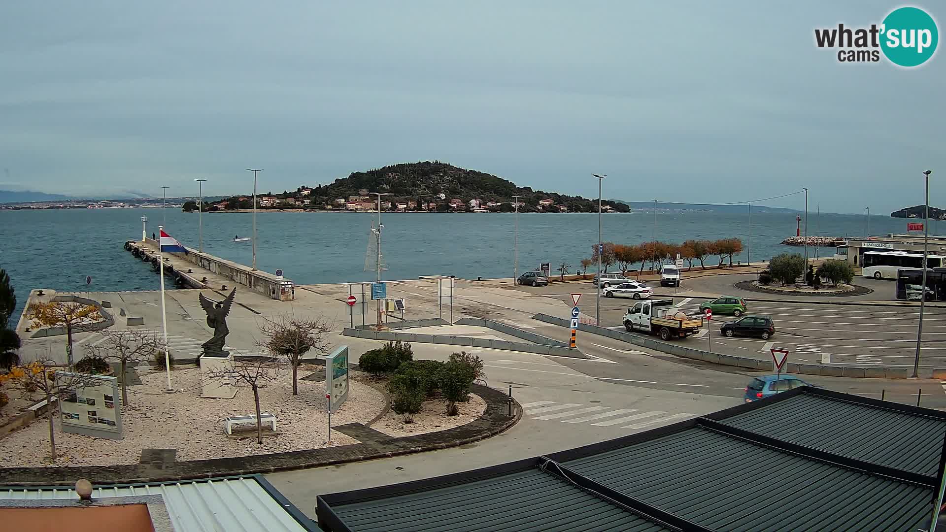 Webcam Ugliano – terminal traghetto da Preko a Zara