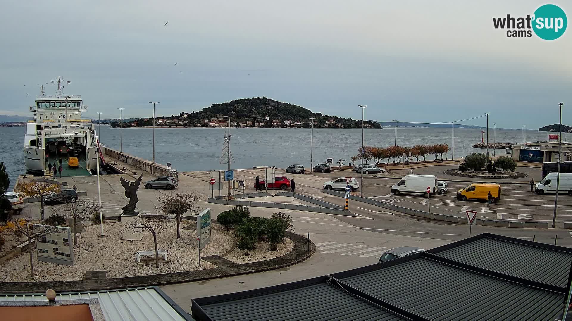 Webcam Ugliano – terminal traghetto da Preko a Zara