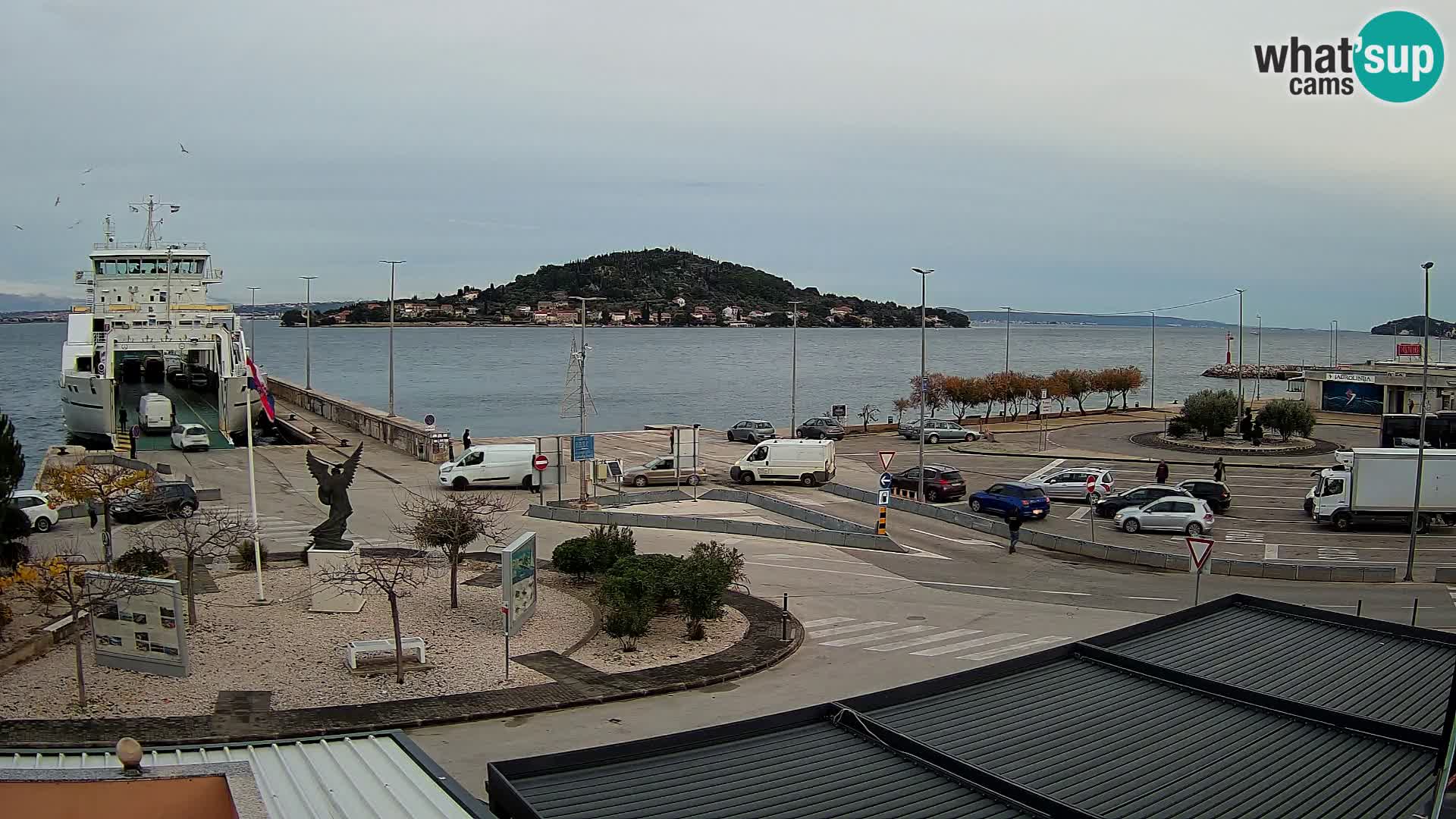 Webcam Ugljan – Preko Ferry to Zadar