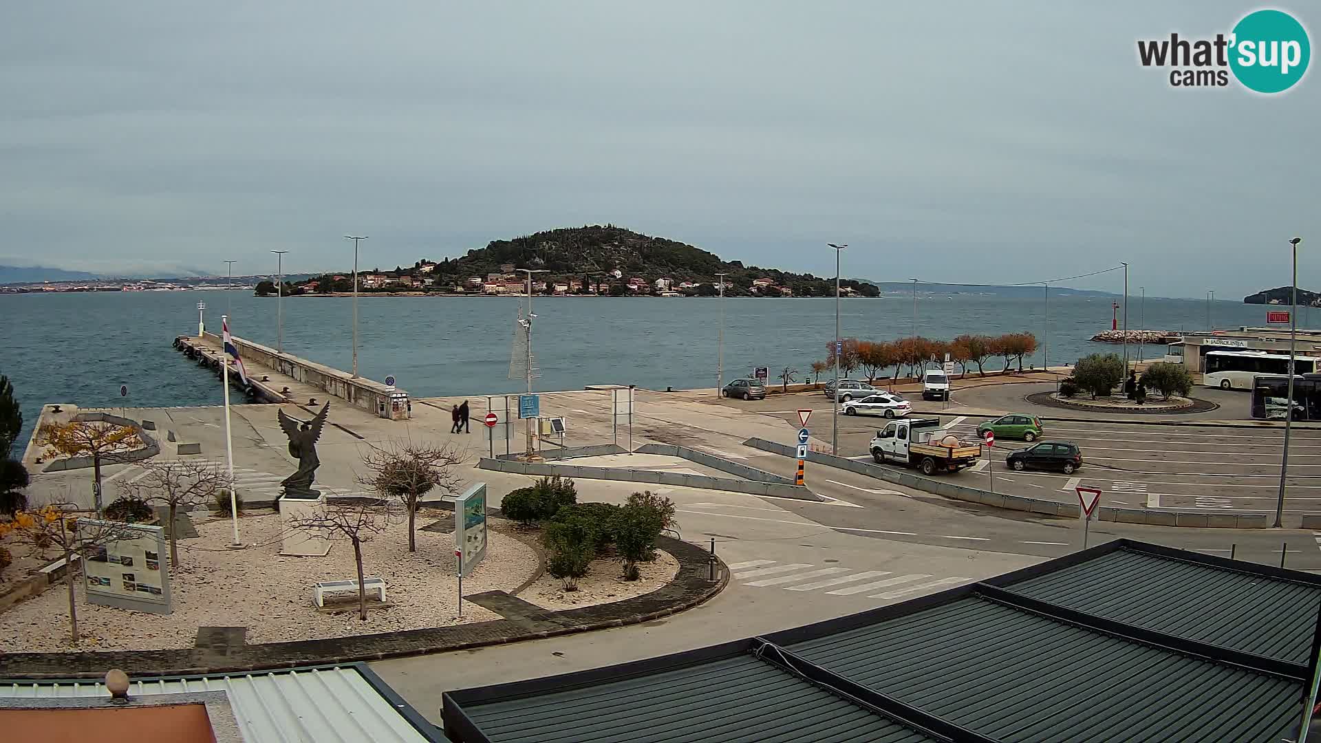 Spletna kamera Ugljan – trajekt Preko – Zadar