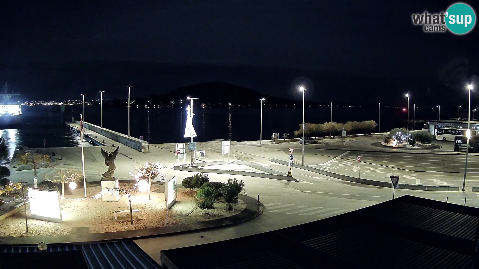 Webcam Ugliano – terminal traghetto da Preko a Zara