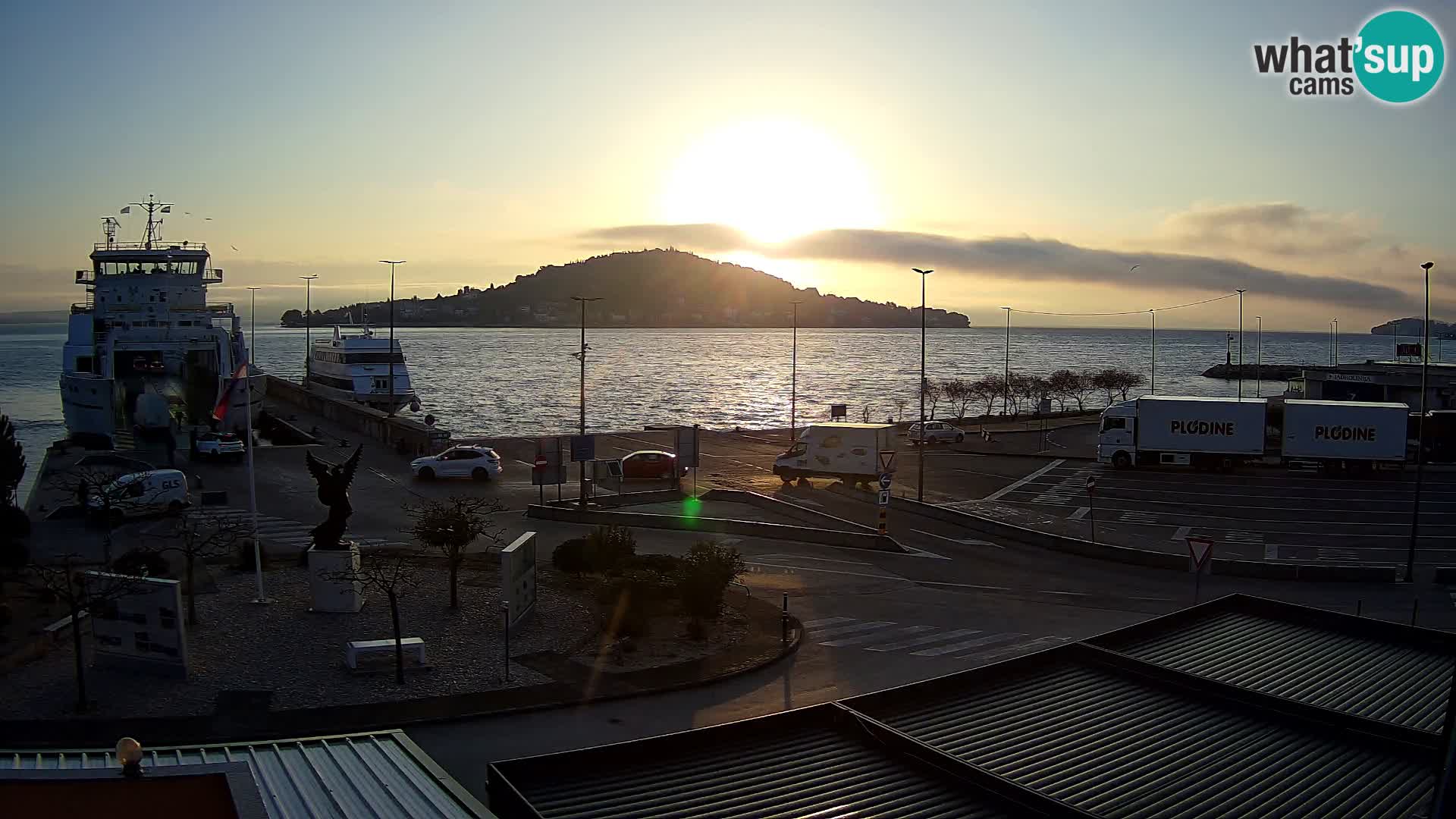 Webcam Ugliano – terminal traghetto da Preko a Zara