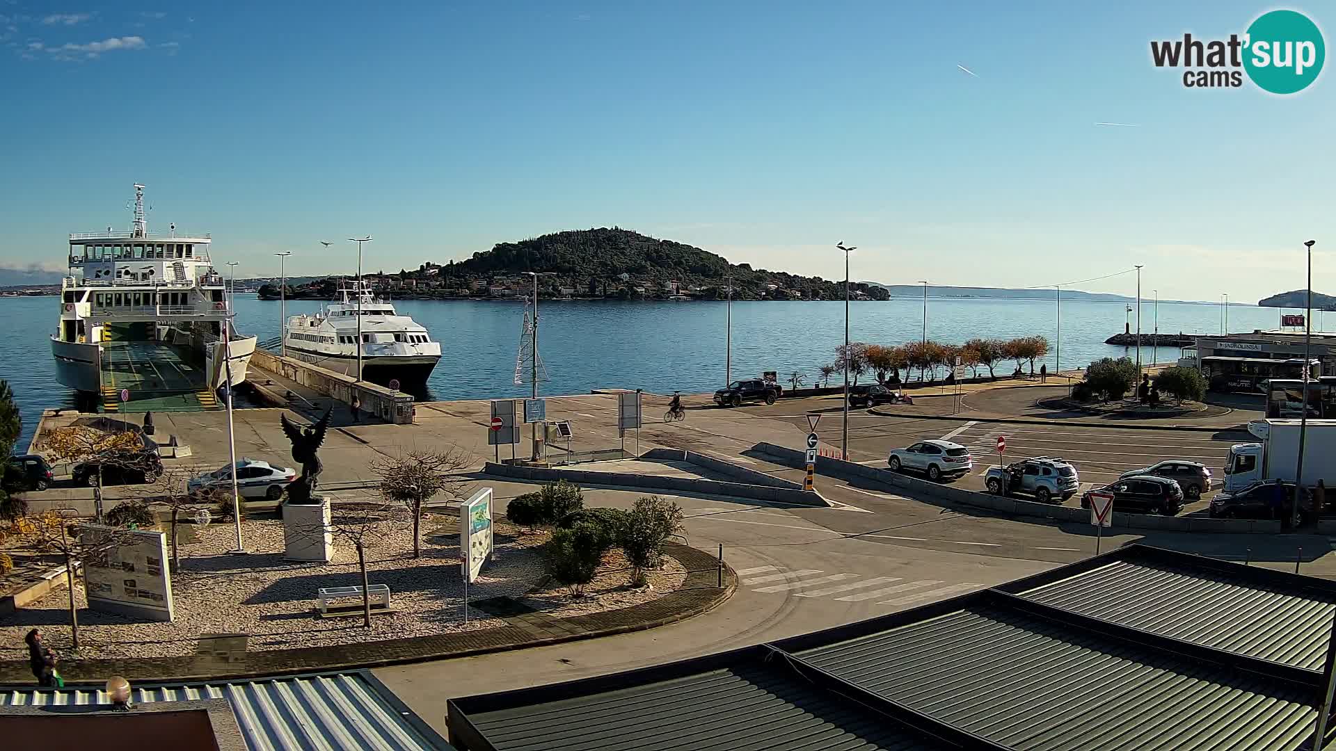 Webcam Ugljan – Preko Ferry to Zadar