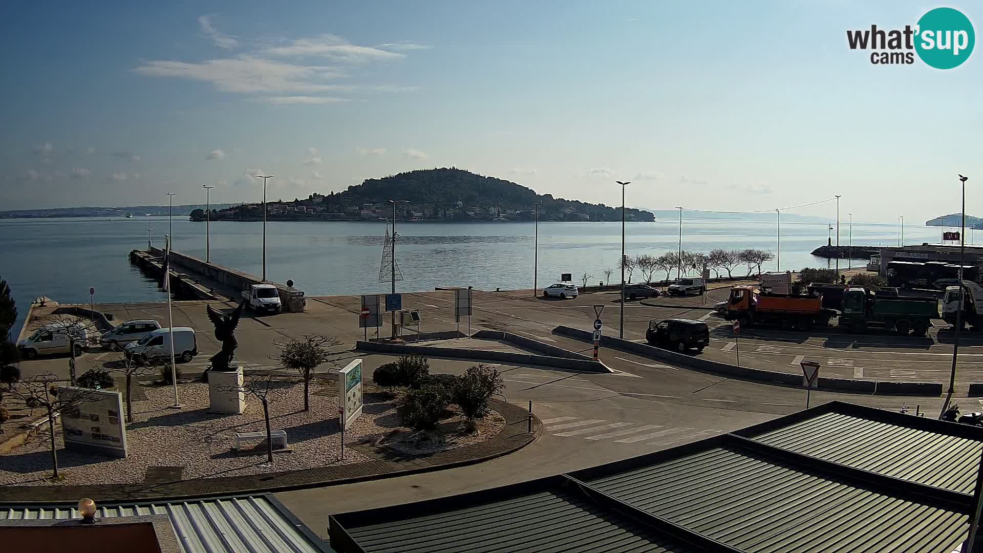 Webcam Ugliano – terminal traghetto da Preko a Zara