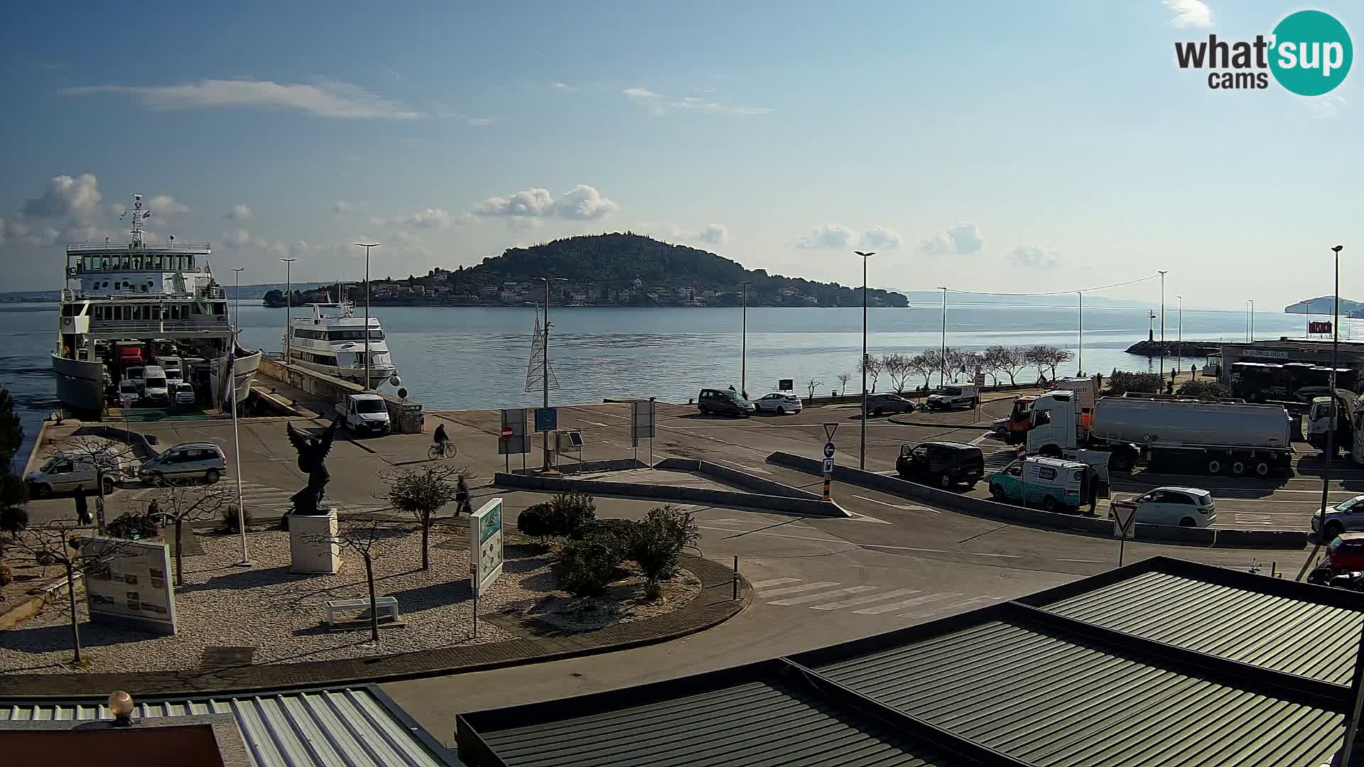 Webcam Ugljan – Preko Ferry to Zadar