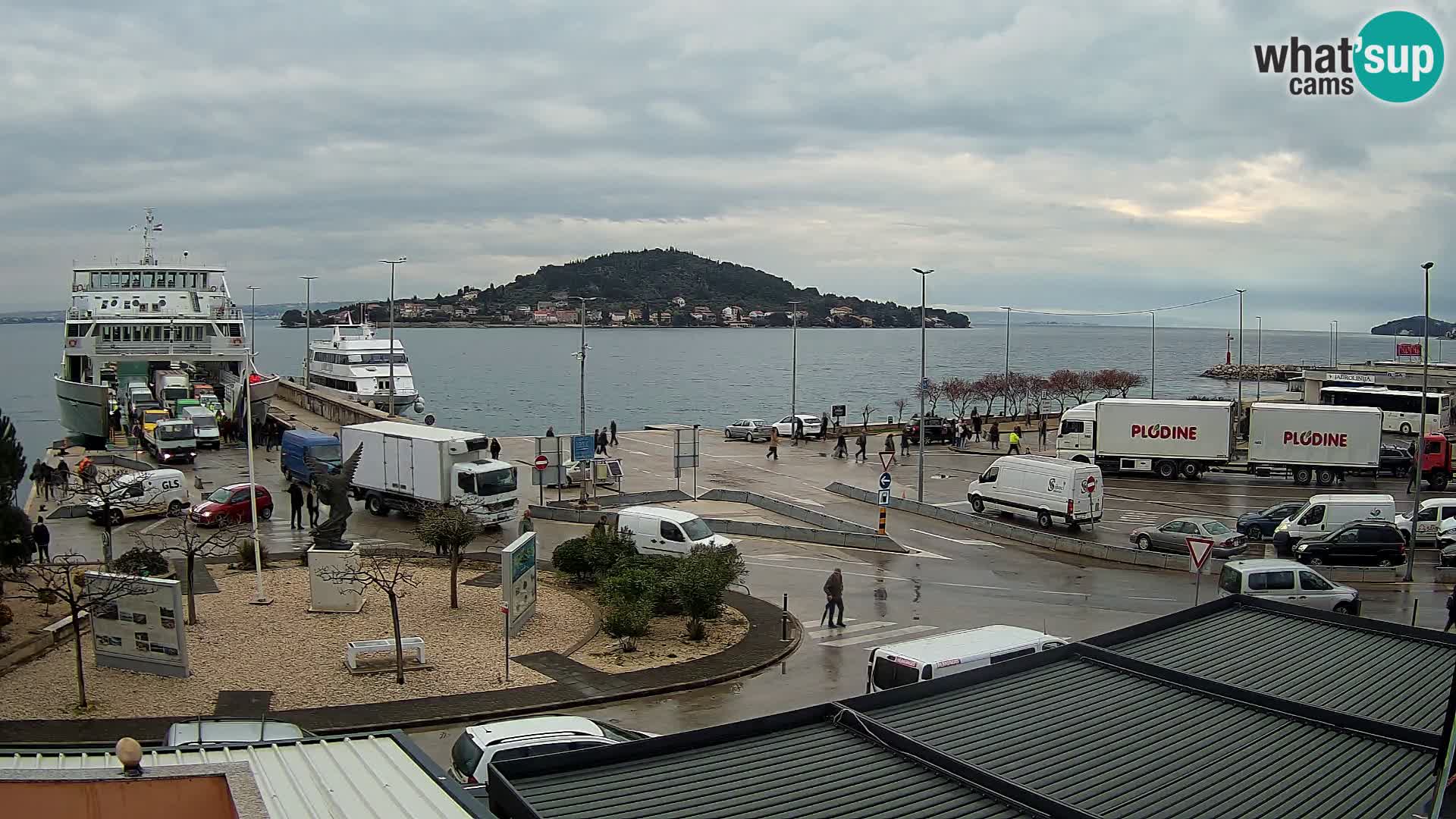 Web kamera Ugljan – Preko trajekt za Zadar