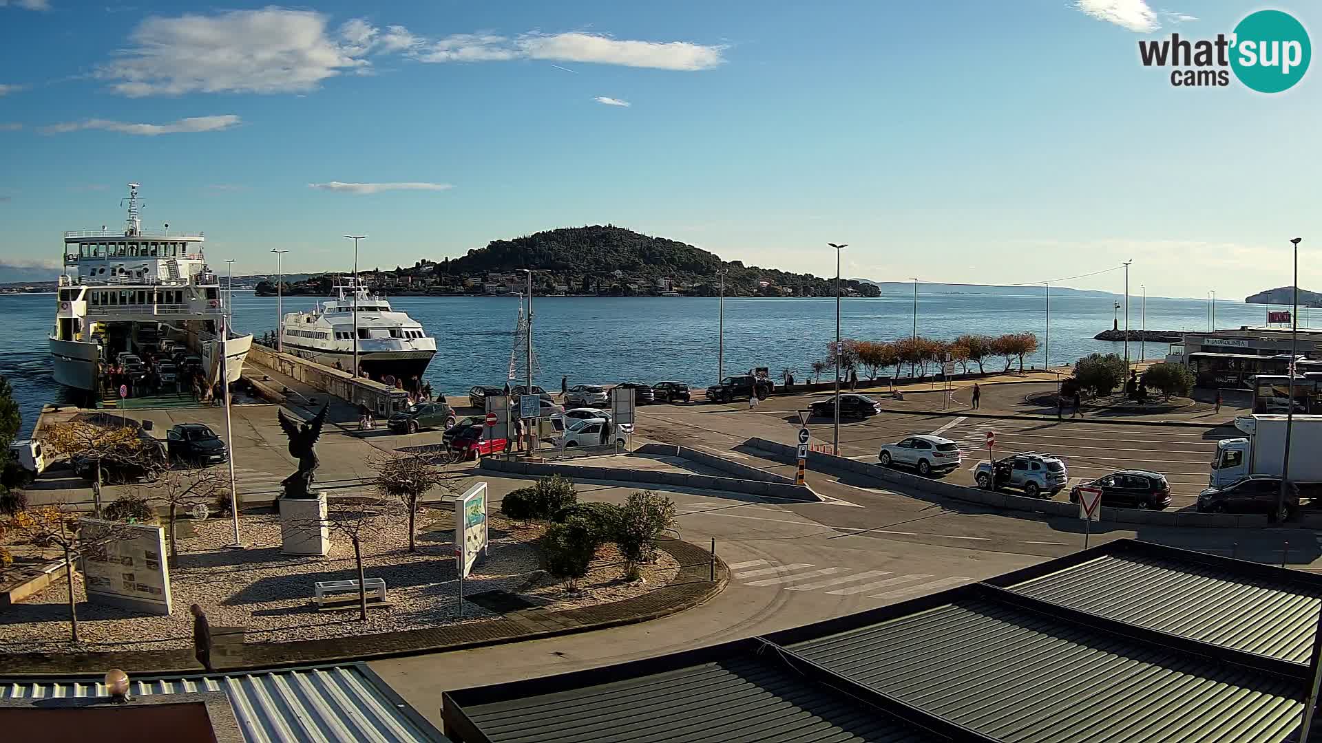 Web cam UGLJAN – Ferry de Preko à Zadar