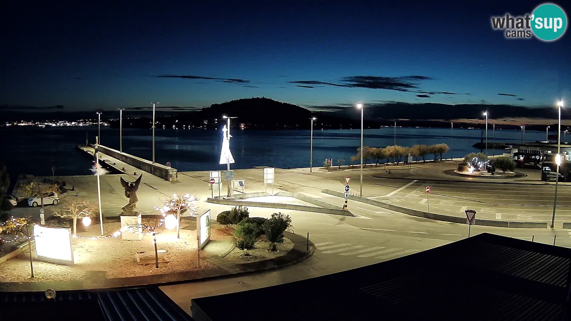 Webcam Ugliano – terminal traghetto da Preko a Zara