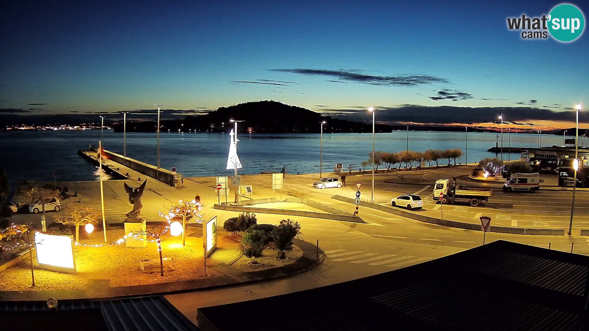 Webcam Ugliano – terminal traghetto da Preko a Zara